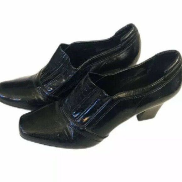 Franco Sarto Raja Black Boot Shoe Size 9M Heel - Picture 5 of 7